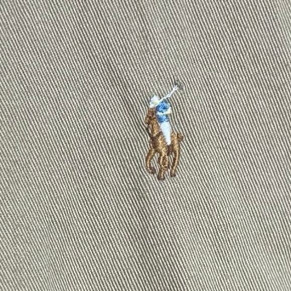 Polo Ralph Lauren Dress Girls 16 Khaki Button Front Belted Chino Preppy Cotton - Picture 4 of 9